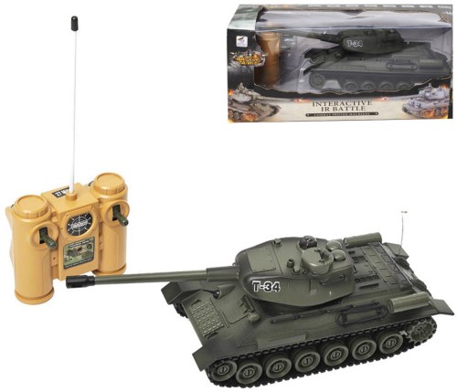 MAC TOYS RC Tank Starx zelený na vysílačku 2,4GHz na baterie Světlo Zvuk