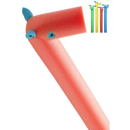 MATUŠKA-DENA Vodní nudle pískací Koník 1450mm pěnová trubice 4 barvy