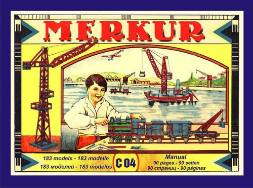 MERKUR C04 Classic retro 213 dílků *KOVOVÁ STAVEBNICE*