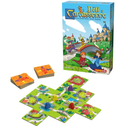 MINDOK HRA Carcassonne děti *SPOLEČENSKÉ HRY*