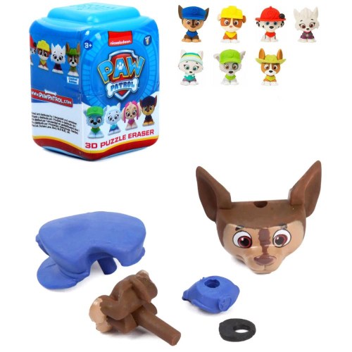 Figurka Paw Patrol 3D skládačka / mazací guma 2v1 s překvapením