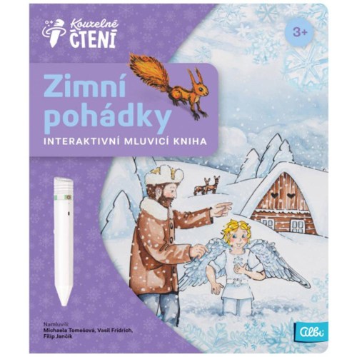 ALBI Kouzelné čtení Kniha interaktivní Zimní pohádky