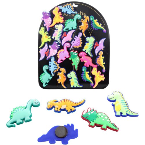 Magnetky dětské dinosauři samostatné zvířátka 5cm různé druhy