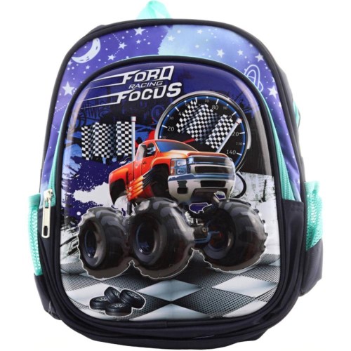 Batoh Monster Truck 25x30x9cm dětský klučičí kapsy na lahev