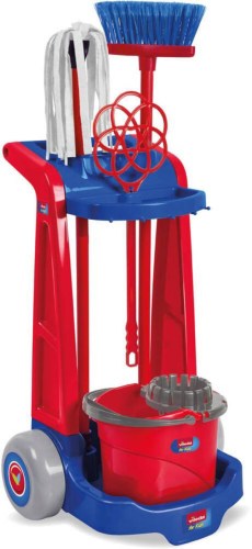 VILEDA Malá uklízečka uklízecí baby set s vozíkem a doplňky 5ks