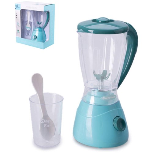 Mixér dětský modrý kuchyňský set s doplňky na baterie Světlo Zvuk