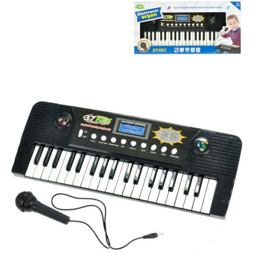 Pianko elektronické dětský keyboard 37 kláves set s mikrofonem na baterie