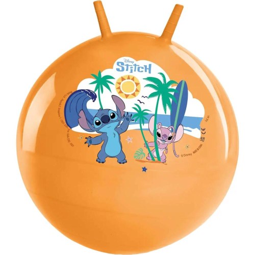 MONDO Míč nafukovací skákací Stitch 50cm hopsadlo oranžové