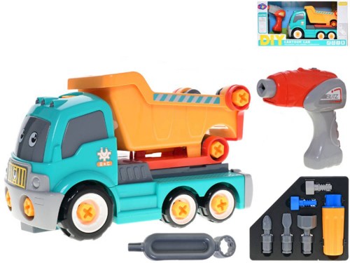 Auto nákladní montážní šroubovací set se šroubovákem a doplňky na baterie