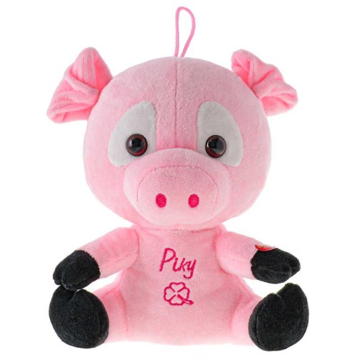 PLYŠ Prasátko baby Piky 21cm mluví česky na baterie Zvuk CZ *PLYŠOVÉ HRAČKY*