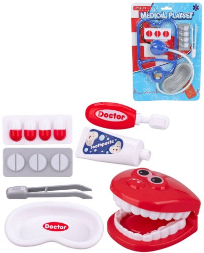 Doktorský set 5-8ks dětské lékařské potřeby zubař 2 druhy