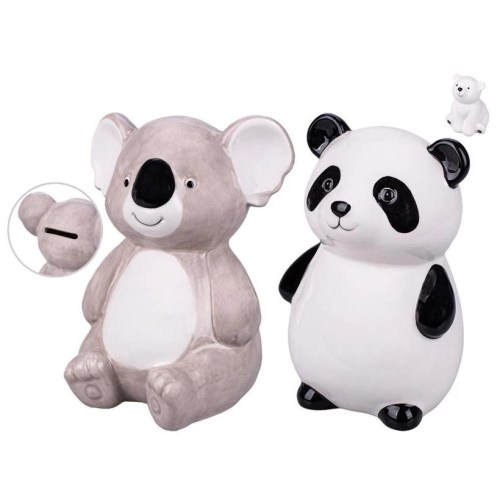 Pokladnička medvídek porcelánová 3 druhy