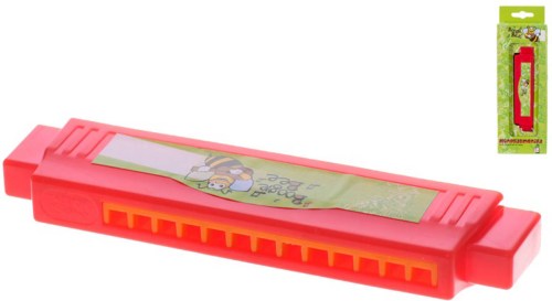 Harmonika dětská foukací 12 tónová *HUDEBNÍ NÁSTROJE*