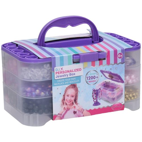 Tvorba náramků sada korálků v krabičce