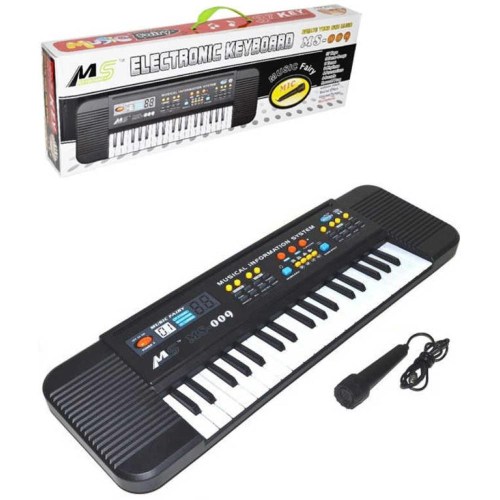 Pianko dětské keyboard s mikrofonem 37 kláves pianko na baterie zvuk