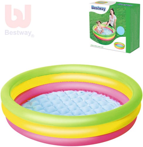 BESTWAY Baby bazének kruhový 102x25cm nafukovací brouzdaliště 51104