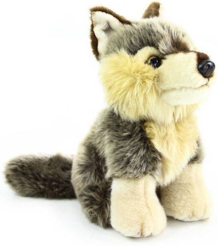 PLYŠ Vlk sedící 30cm exkluzivní kolekce *PLYŠOVÉ HRAČKY*