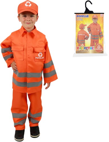 KARNEVAL Šaty Popelář (116-128cm) 6-8 let *KOSTÝM*