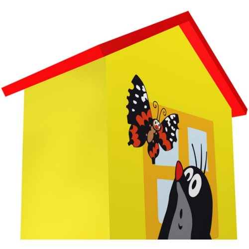 DŘEVO Pokladnička KRTEK domeček *DŘEVĚNÉ HRAČKY*