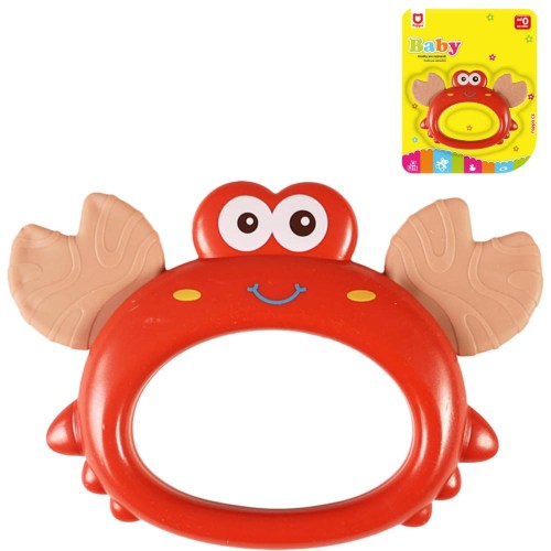 Chrastítko baby kousátko zvířátko krab pro miminko