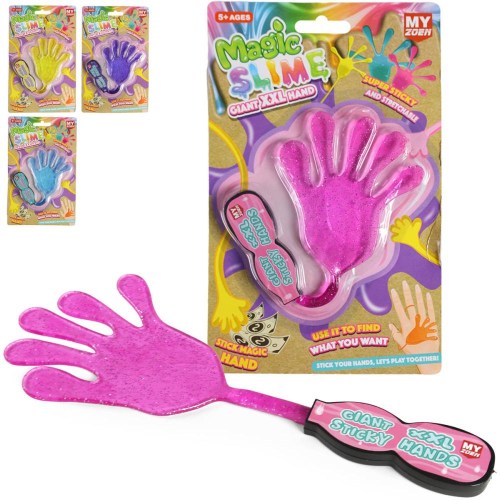 Magická slime lepící ruka strečová dětská žertovinka 4 barvy