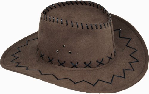 KARNEVAL Klobouk kovbojský dospělý hnědý KARNEVALOVÝ DOPLNĚK