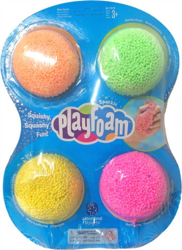PlayFoam pěnová kuličková modelína boule set 8 barev holčičí