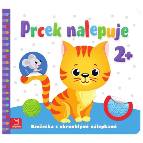 Prcek nalepuje 2+ samolepková knížka