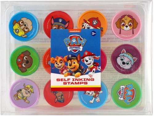 Razítka kulatá Tlapková Patrola (Paw Patrol) samonamáčecí set 12ks