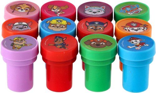 Razítka kulatá Tlapková Patrola (Paw Patrol) samonamáčecí set 12ks