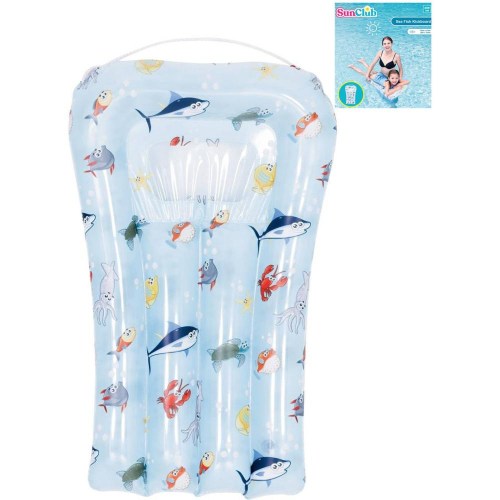 SUN CLUB Nafukovací lehátko ryby 72x47cm matrace s průzorem do vody
