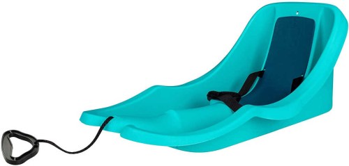 ACRA Boby Baby RIDER s opěrkou a popruhy pro miminko Tyrkysové plast