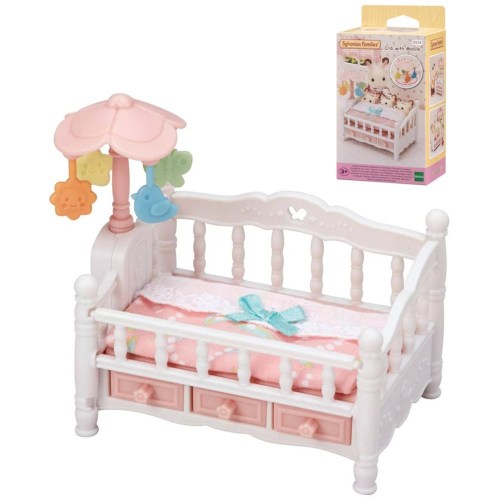 Sylvanian Families postýlka s kolotočem pro trojčata nábytek doplněk k herním sadám