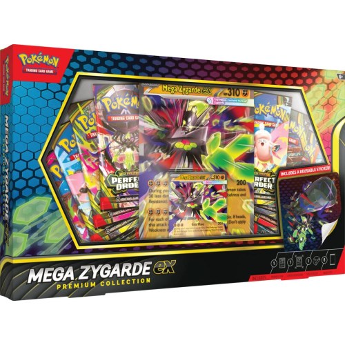 Pokémon TCG: Mega Zygarde ex Premium Collection 8x booster s doplňky