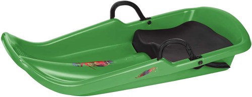 PLASTKON Boby dětské CYCLONE se sedátkem na sníh Zelené