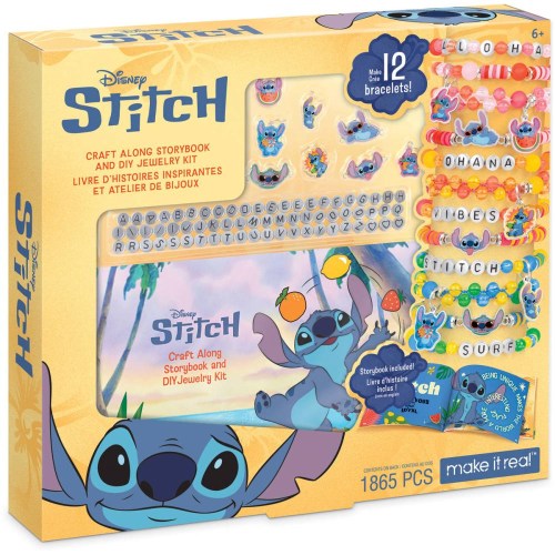 MAKE IT REAL Výroba náramků Stitch kreativní set v krabici
