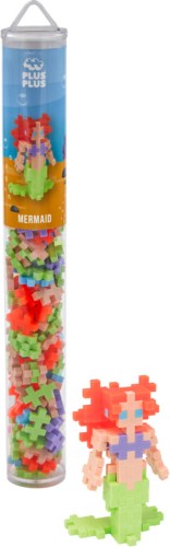 STAVEBNICE Plus-Plus Mořská panna 2D/3D set 100 dílků v tubě plast