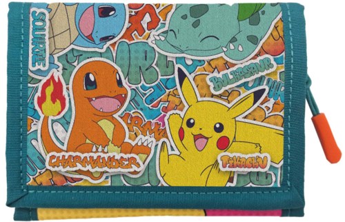 Peněženka dětská Pokémon Urban edice rozkládací 14x10cm