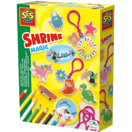 SES CREATIVE Výroba přívěšků na klíče kreativní set s pastelkami