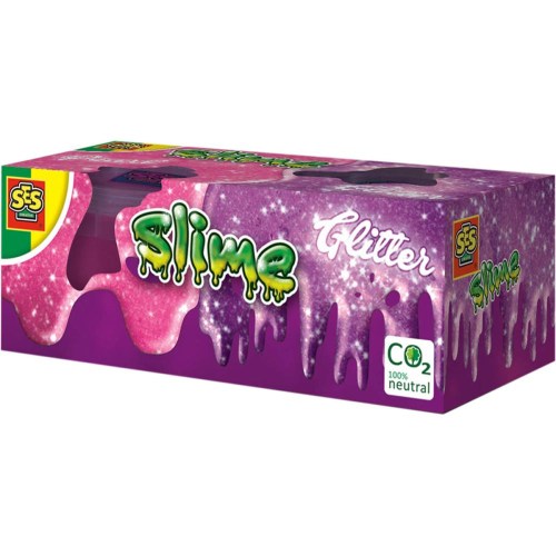 SES CREATIVE Sliz glitrový třpytivý 2 kelímky set 2x 120g