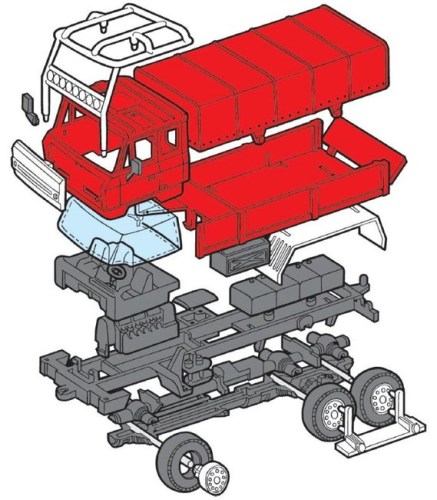 SEVA Monti System 10 Auto Tatra RALLYE DAKAR stavebnice MS10 0104-10