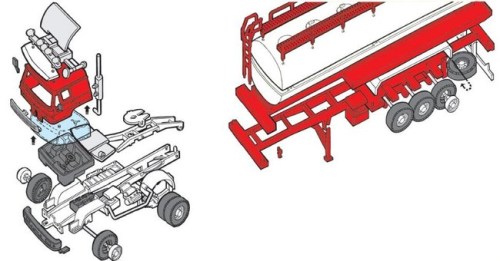 SEVA Monti System 08.3 Auto Liaz BENZINA stavebnice MS08.3 0103-8.3
