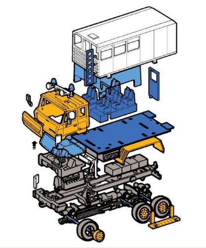 SEVA Monti System 12 Auto Tatra EXPEDITION stavebnice MS12 0104-12