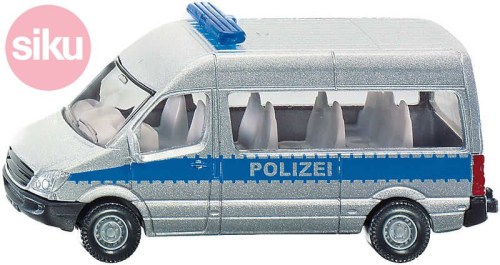 SIKU Blister Mikrobus policejní POLICIE dodávka KOV