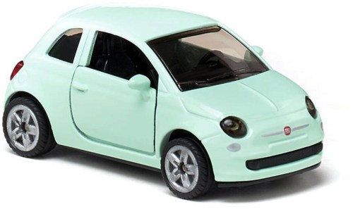 SIKU Model auto Fiat 500 1:55 světle zelený kovový model 1453