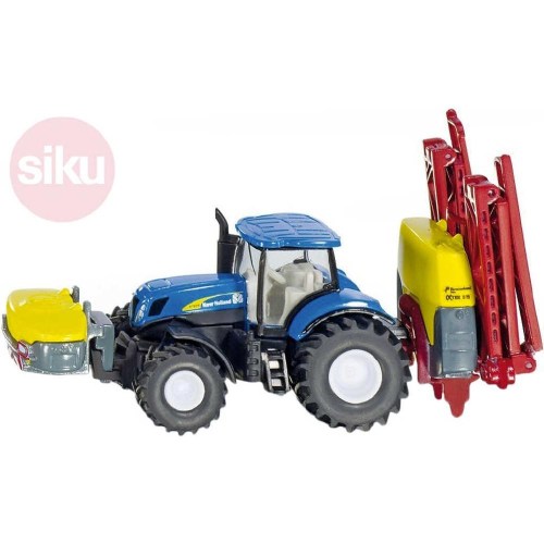 SIKU Traktor New Holland modrý s rozprašovačem 1:87 model kov 1799