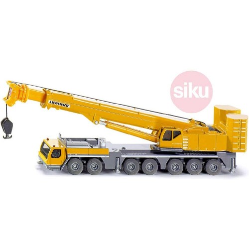 SIKU Těžký autojeřáb žlutý Liebherr 1:87 model kov 1886