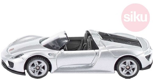 SIKU Auto osobní Porsche 918 Spider stříbrný model 1:55 kov