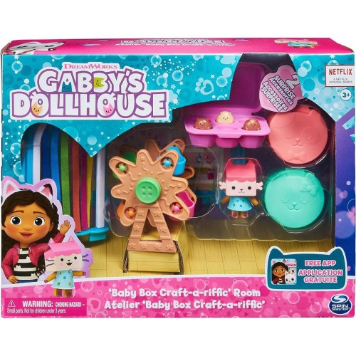 SPIN MASTER Gábinin kouzelný domek deluxe pokojíček dílna
