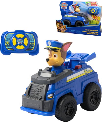 SPIN MASTER RC Auto Tlapková Patrola Chase na vysílačku na baterie Světlo